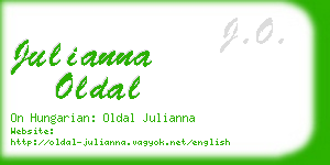 julianna oldal business card